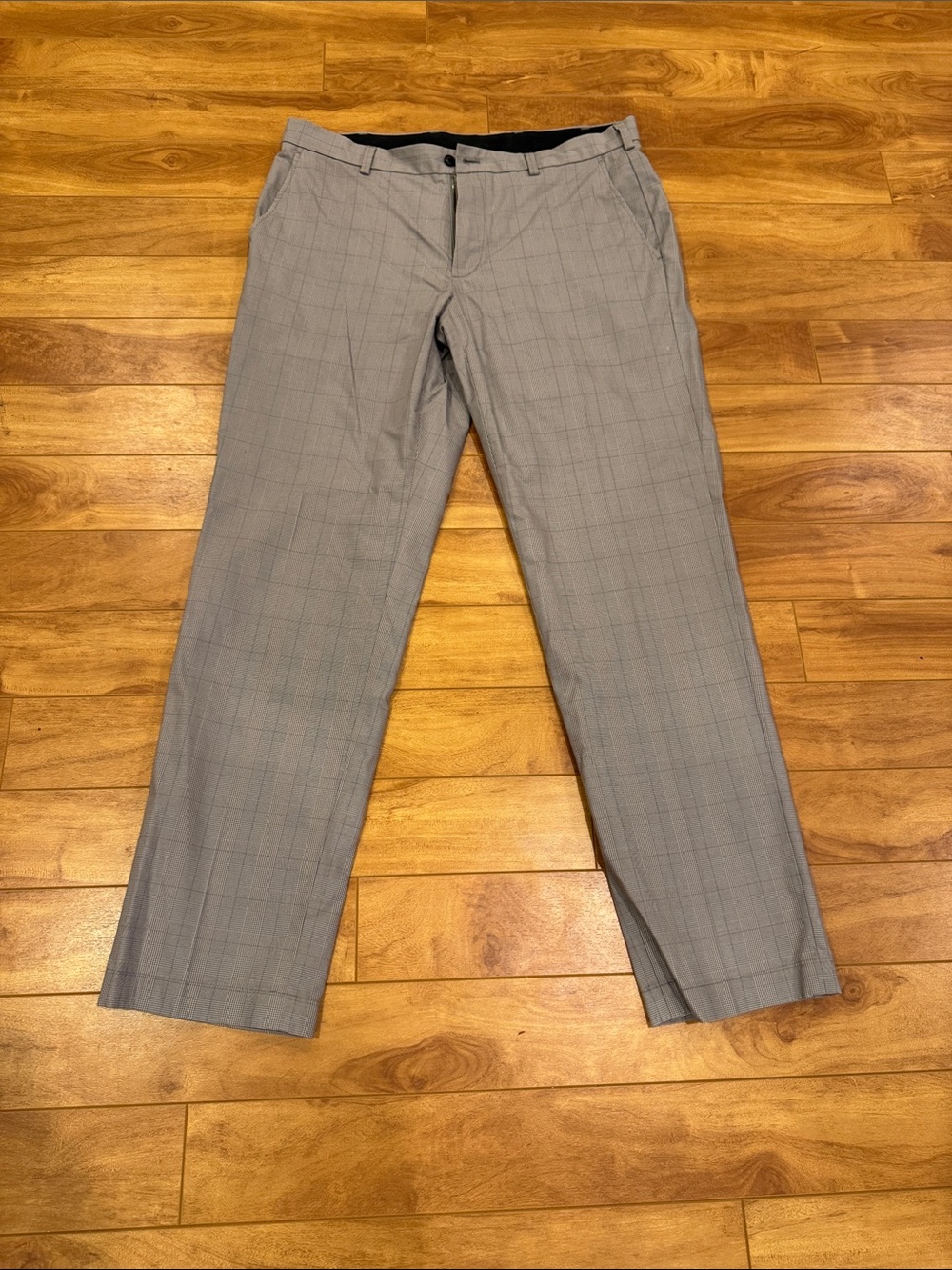 Brooks Brothers Gray Windowpane Men’s Dress Pants